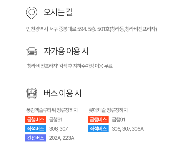 지하철,버스,자가용 이용시